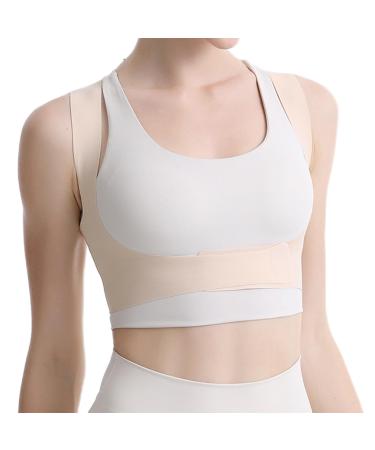 Women Back Support - Adjustable Support Adhesive Back Corrector - Body Straightener High-Elasticity Correction Belt for Working School Leisure Driving