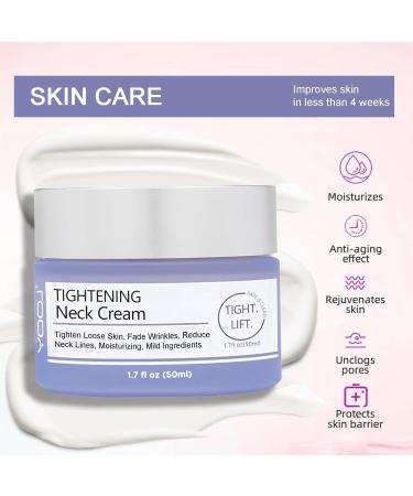 Neck Firming Cream - Anti-Wrinkle Tightening & Lifting Cream for Sagging Skin | 1.7oz / 50ml - Buy Online on GoSupps.com
