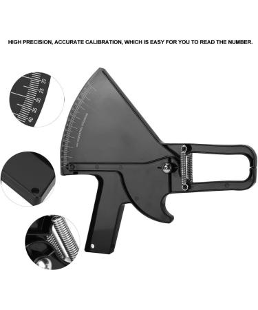 Body Fat Caliper with Clear Scale Body Measurement Tape Fat Caliper Measuring Tool for Monitoring Fitness and Weight Loss Goals Black - Buy Online on GoSupps.com