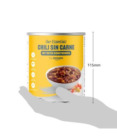 Buy Amazon Chili Sin Carne with Red Kidney Beans - Vegetarian 800g - Best International Shipping Options - Buy Online on GoSupps.com