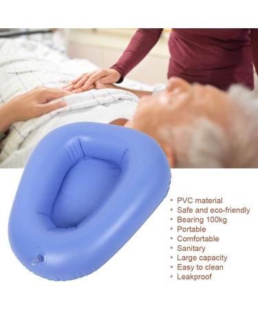 Bed Pans 100kg Load Lightweight Air Bedpan Practical Come with Inflator for Elderly Bedridden(blue) - Buy Online on GoSupps.com