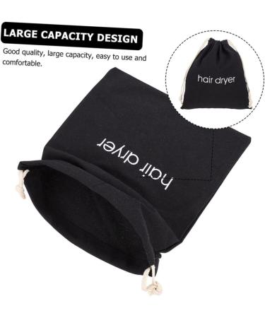 Beatifufu 2pcs Hair Dryer Storage Bag Creative Storage Bag Drawstring Storage Bag Cotton Makeup Bag Fabric - Buy Online on GoSupps.com