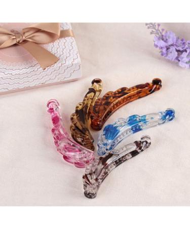 Prettyia Women's Coffee Hair Clip - Stylish Banana Clip Hair Grip & Hairpins for Perfect Hold - Buy Online on GoSupps.com