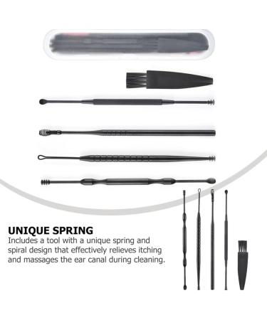 DEARMAMY 1Set Double Head Ear Scoop Cleaner Practical Ear Wax Removal Tools Ear Kit with Non Skid Handle for Safe and Cleaning - Buy Online on GoSupps.com