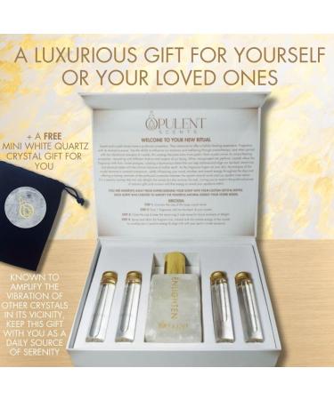 ENLIGHTEN White Quartz Crystal Perfume 3.4oz | Crown Chakra Healing & Ayurvedic Aromatherapy | Long-Lasting Lotus Flower Luxury EDP | Spiritual Gift for Men & Women - Buy Online on GoSupps.com
