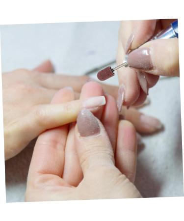 CORHAD 1 Set Nail Sand Ring Cap Nail Drill Sanding Bands Nail Grinding Tool Ceramic Tools Under Nail Cleaner Tool Kit Nail Art Tools Manicure Polishing Heads Supplies Care 8x6cm Rosy - Buy Online on GoSupps.com