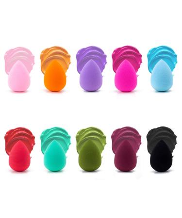 AJOKE 10 Pcs Makeup Sponge Set Blender - Flawless Beauty Sponges for Liquid Makeup - Buy Online on GoSupps.com