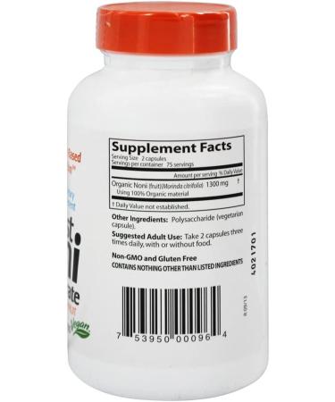 Doctor's Best Noni Fruit Powder 650mg - 120 Veggie Caps | Antioxidant Boost & Immune Support - Buy Online on GoSupps.com