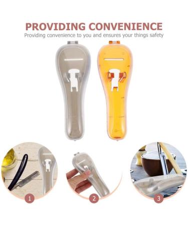 Buy Healvian Razor Case - Portable Travel Container for Manual Razors | 2-Piece Hard Bag in Orange & Gray - Ultimate Protection for Your Trimmer - Buy Online on GoSupps.com