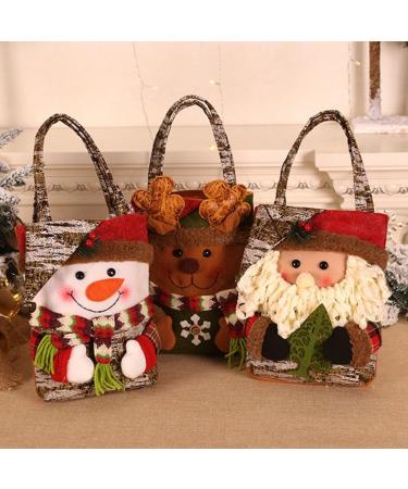 Kcvzitrds Christmas Tote Bags Gift Bags- Supplies Christmas Candy Bag Christmas Decor-A - Buy Online on GoSupps.com