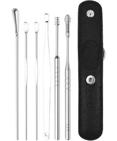 Earwax Removal Kit | Ear Pick Earwax Removal Kit - Professional Tool for Ear Cleaning for Family Friends Adults and Kid Dtt Black - Buy Online on GoSupps.com