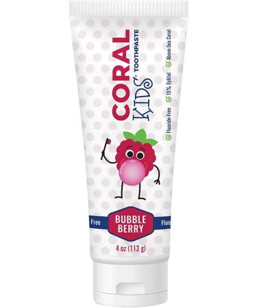 Coral White, Coral Kids Fluoride Free Toothpaste, Berry Bubblegum Flavor 4 oz (Pack of 1) - Buy Online on GoSupps.com