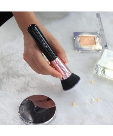 Flat Top Kabuki Foundation Brush Set - Premium Makeup Brushes for Liquid, Cream, Concealer, Mineral Powder - 04black - Buy Online on GoSupps.com