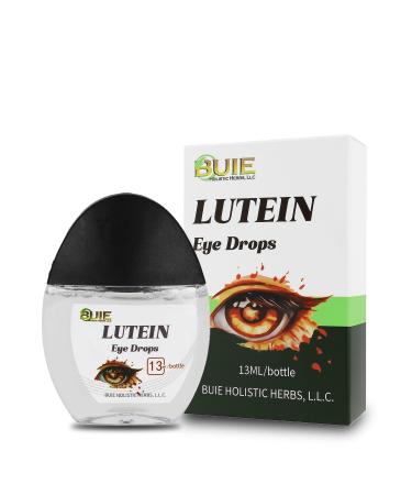 Lutein Eye Drops Gentle Daily Eye Care with Lutein, Honeysuckle, Cassia Seed, Wild Chrysanthemum & Vitamin B6 Hydrating, Preservative-Free, Lens-Friendly Formula 0.5 fl oz