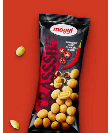 International Hungarian Pub Snack Mogyi Selection of Peanuts with Flavoured Crispy Coating - Perfect Party Mix Snacks for Movie Night & Peanuts Lovers - Buy Online on GoSupps.com