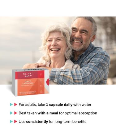 Daily Circulation | Super Antioxidants Supplement & Daily Circulatory Support | Maqui Berry (Delphinol), French Maritime Pine Bark (Pycnogenol), Ginger Root Extracts | 30 Servings 30 Count (Pack of 1) - Buy Online on GoSupps.com