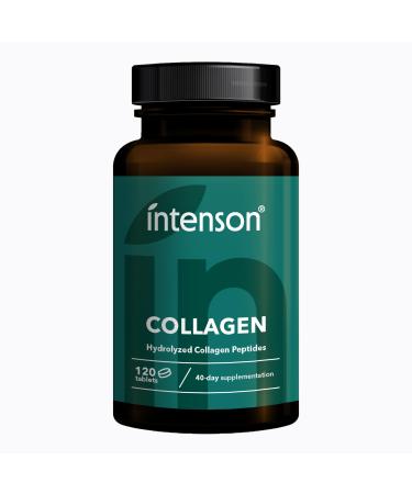 Intenson Collagen Tablets 120 Comprim s Peptides de Collag ne Hydrolys Peau Cheveux et Ongles Cure de 40 Jours