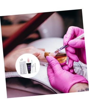minkissy 1set Set Nail Extension Glue Set Gel Manicure Nail Tools Nail Extension Gel Manicure Extension Gel Nail Manicure Kit Nail Gel Manicure Extension Kit Nail Polish Lengthen Plastic 16x5cm Picture 4 - Buy Online on GoSupps.com
