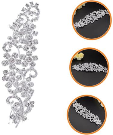 IWOWHERO Crystal Hair Comb Pearl Hair Clips Nail Glue for Acrylic Nails Rhinestone Hair Clip Vintage Hair Clips Wedding Tiara Flower Accessories Rhinestones Rhinestone Bride - Buy Online on GoSupps.com