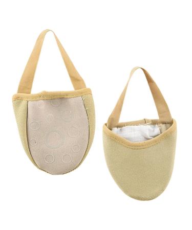 1 Pair Yoga Toe Protector Womens Shoe Insoles Stuff Yoga Toe Socks Sock Pads Non-Slip Front Sole Shoes Pads Sole Protector Dance Paw Shoes Half Shoes Women's Half Palm Nylon As Shown S