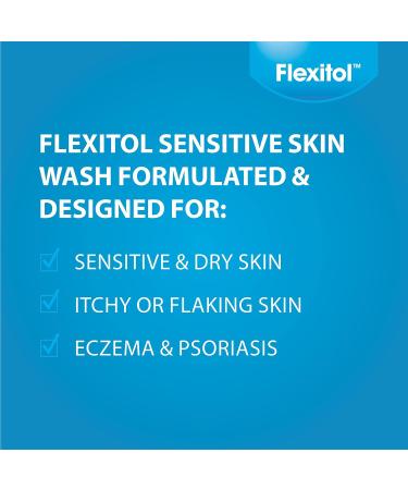 Flexitol Eczema & Dermatitis Cream + Sensitive Skin Wash - Soothing Relief for Irritated Skin - Buy Online on GoSupps.com