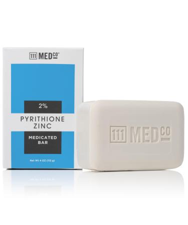 2% PYRITHIONE ZINC Medicated 4oz. Skin Cleansing Soap Bar
