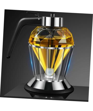 Zerodeko Oil Can Olive Oil Pot Oiler Soy Sauce Bottle Soy Sauce Dispenser Olive Oil Jar Kitchen Oil Dispenser Cruet Bottle Oil Press Glass Bottle Oil Storage Vinegar Bottle Stainless Steel 15X8.5X8.5CM Black - Buy Online on GoSupps.com