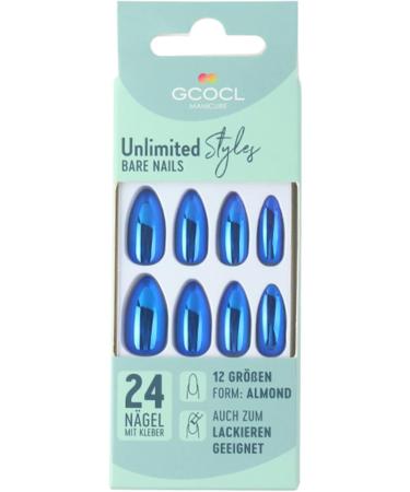 FEIlei 24x Press on Nails Glossy False Nails Full Cover Fake Nail for Women and Girls - Buy Online on GoSupps.com