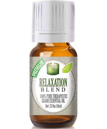 Healing Solutions Relaxation Blend Essential Oil - 100% Pure Therapeutic Grade - 10ml - Relaxing Essential Oils for Diffuser