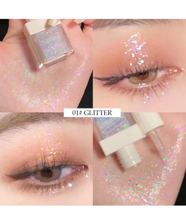 Waterproof Glitter Eyeshadow & Liner Set - Fairy Eye Shadow & Liquid Liner Combo for Sparkly Eye Looks - Buy Online on GoSupps.com