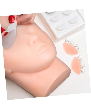  FOMIYES FOMIYES 3 Pairs Form for Training Eyelashes Eyelash Mannequin Head Replacement Eyelids for Mannequin Head Waltz Eyelashes Eyelash Technical Supplies Realistic Eyelid Pink - Buy Online on GoSupps.com