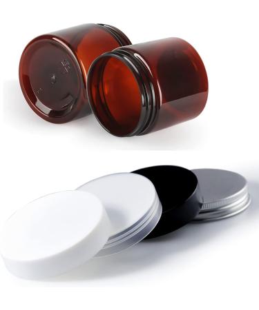 travel pots for cream small pots with lids Pack of 6 Â  100ml Blue Plastic Cream Jars Cosmetic Pots withÂ Clear Lids Containers for Toiletries (Color : Transparent Size : 150ml) 150ml Transparent - Buy Online on GoSupps.com