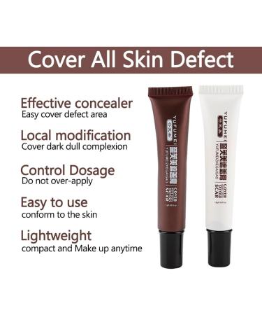 Scar Tattoo Concealer Cream Set - Long-Lasting Waterproof Makeup for Hiding Spots, Birthmarks & Blemishes - Professional Coverage for Face & Body - Buy Online on GoSupps.com