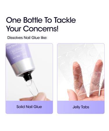 Gellen Nail Glue Remover - 60ml for Press-On Nails & Acrylics | Fast Gel Removal for Fake Nail Tips - Buy Online on GoSupps.com