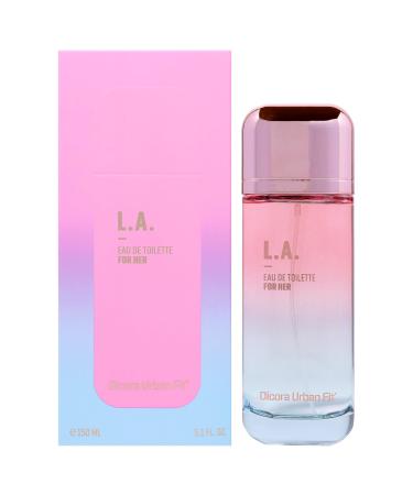 Dicora Urban Fit LA Perfume for Women - Notes of Raspberry Lychee and Rose - Long Lasting Fragrance - 5.07 oz EDT Spray
