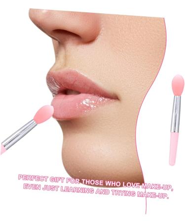 MAGICLULU 4 Sets Lip Gloss Brush Nose Remover Lip Applicator Wands Silicone Makeup Brush Eyeshadow Brush Lip Brush Mini Miss Cosmetic Lipstick Brush Pink - Buy Online on GoSupps.com