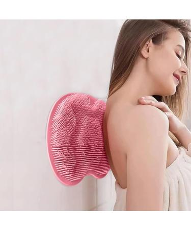Buy Foot Brush & Massager - Non-Slip Silicone Shower Pad with Suction Cup - Pink Foot Bath W scher for Ultimate Relaxation - Buy Online on GoSupps.com