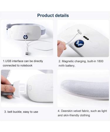 Samnuerly Heated Waist Belt for Women - Uterus & Hip Heating Belt for Cramp Relief | Arthritis & Menstrual Relief - Buy Online on GoSupps.com