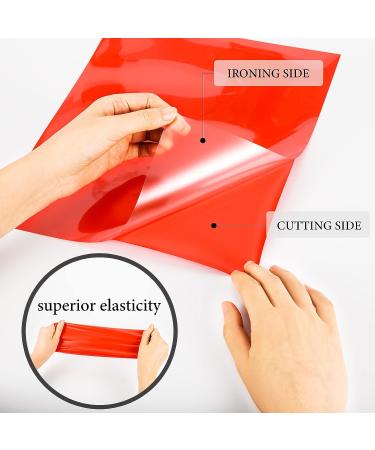 XSEINO HTV Heat Transfer Vinyl for T-Shirts 12x10 - 13 Pack | Iron on Vinyl for Cricut & Silhouette | 9 Assorted Colors | Heat Press Machine Compatible - Buy Online on GoSupps.com