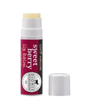 Dionis - Goat Milk Skincare Sweet Berry Scented Lip Balm (0.28 oz) - Made in the USA - Cruelty-free and Paraben-free