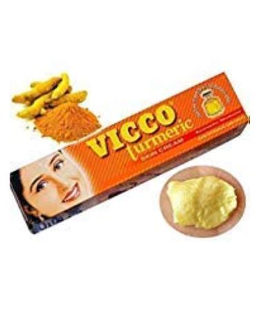 Vicco Turmeric Skin Cream with Sandalwood Oil - 2 Pack (70g each) - Buy Online on GoSupps.com