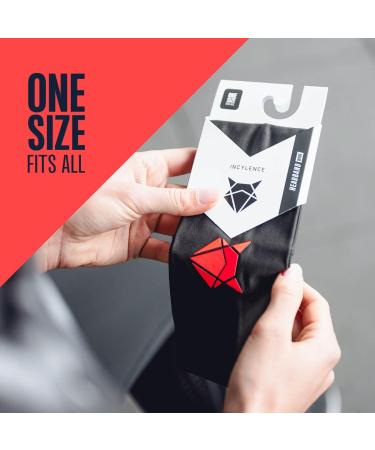 Incylene Wide Sports Headband for Men & Women - Antibacterial Odorless Q-Skin Fibers - Ideal for Triathlon Running Cycling Fitness - Black Inferno - Buy Online on GoSupps.com