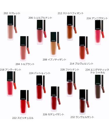  Chanel Chanel Rouge Allure lipstick liquid orange no 216 6 ml brand Chanel EAN 3145891712162 - Buy Online on GoSupps.com