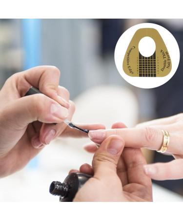 100pcs Manicure Sticker Tools - Double Thick Acrylic Nail Forms for Perfect Nail Art Tips - Buy Online on GoSupps.com