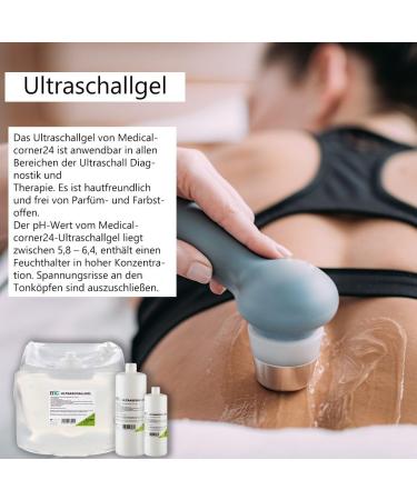 Buy Medicalcorner24 Ultrasound Gel - 5 x 1L Sonography & Conductive Gel for International Shipping - Buy Online on GoSupps.com