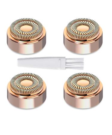BECHY Facial Hair Remover Replacement Heads for Face,Compatible with Finishing Touch Flawless Facial Hair Removal Tool for Women,As Seen ON TV 18K Rose Gold Generation 2 Double Halo