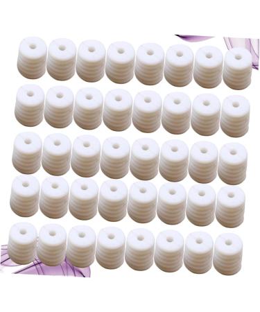 250 Pieces White Ear Hook Butt Connectors for Masks - Durable 1x0.6CM | International Shipping Available - Buy Online on GoSupps.com