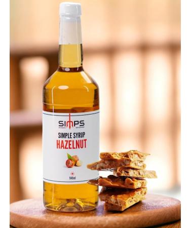 Simps Modern Beverage Hazelnut Syrup Coffee Syrup 946 mL - Buy Online on GoSupps.com