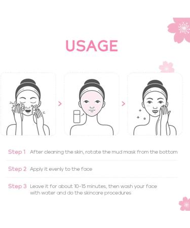 Rose Mask Stick Cleansing Mask Deep Cleansing Pores Solid Cherry Blossom Mask for Pores Shrink Suitable for All Skin Types. - Buy Online on GoSupps.com