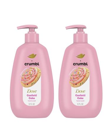 Dove X Crumbl Moisturizing Liquid Hand Wash Confetti Cake | 2-pack of 12 oz Hand Wash with Pump | Limited Edition (Confetti Cake) - Buy Online on GoSupps.com